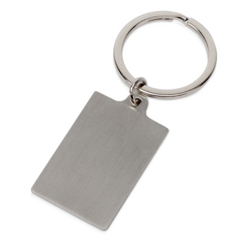 Брелок "Steel RCT" прямоугольный, серебристый (Р)