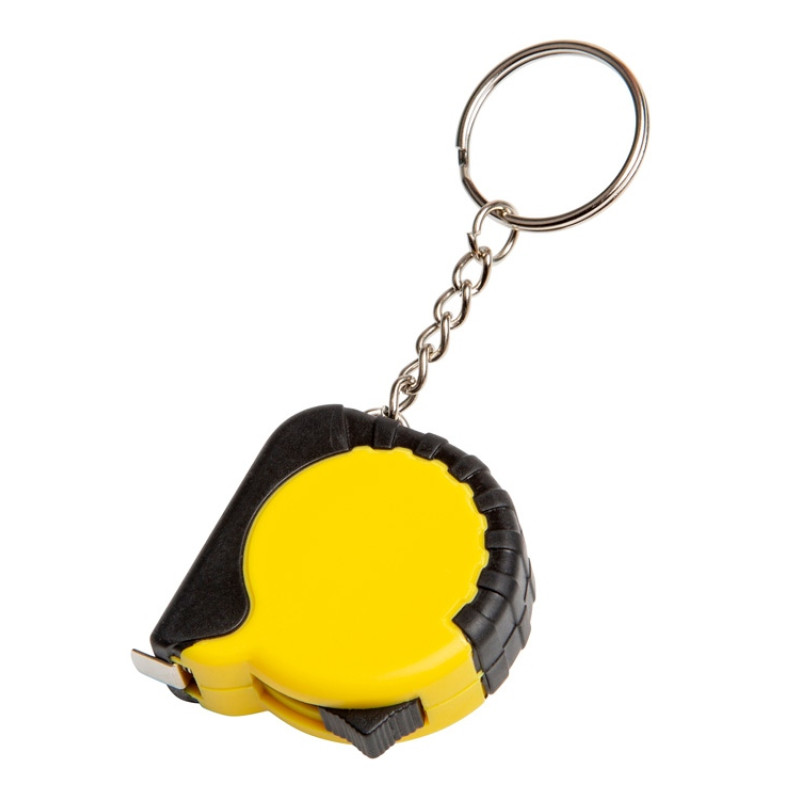 Рулетка-брелок "Habana" 1 м, желтый