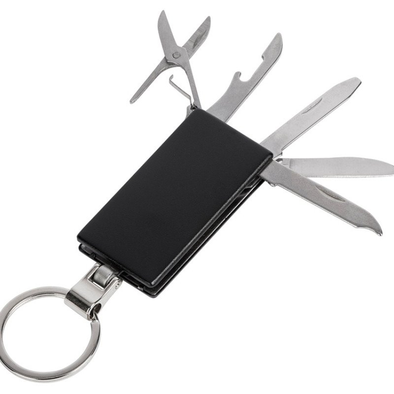 Мультитул-брелок 5-в-1 «Badge», черный