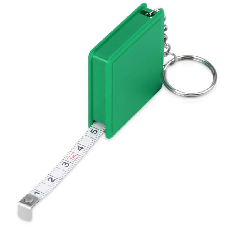 Брелок-рулетка, 1 м., зеленый
