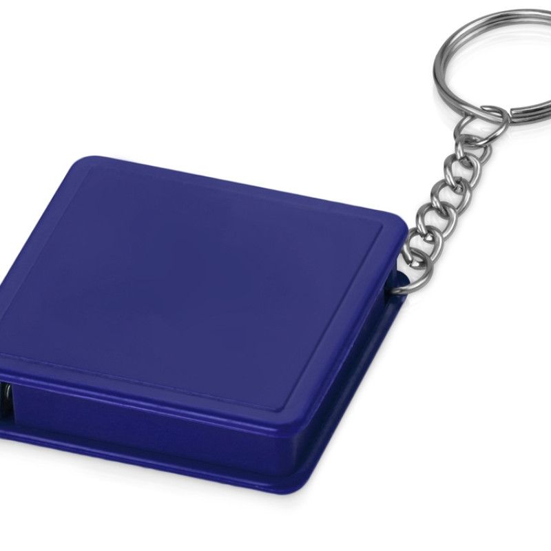 Брелок-рулетка,  1 м., синий