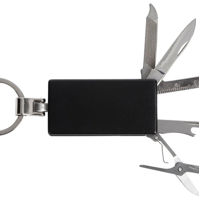 Мультитул-брелок 5-в-1 «Badge», черный