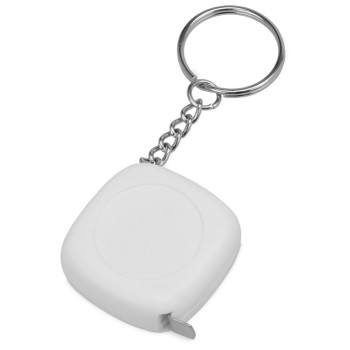 Брелок-рулетка 1м "Block", белый