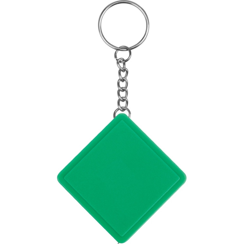 Брелок-рулетка, 1 м., зеленый