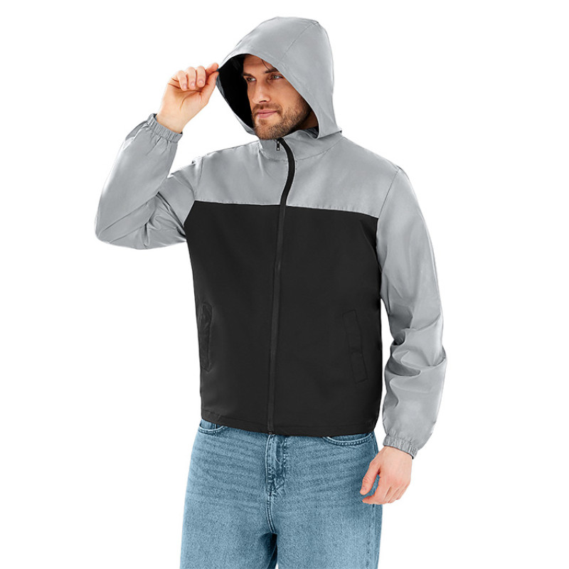 Ветровка светоотражающая «Рефлектор гибрид», светоотражающий/черный Ветровка светоотражающая «Рефлектор гибрид», светоотражающий/черный