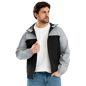 Ветровка светоотражающая «Рефлектор гибрид», светоотражающий/черный