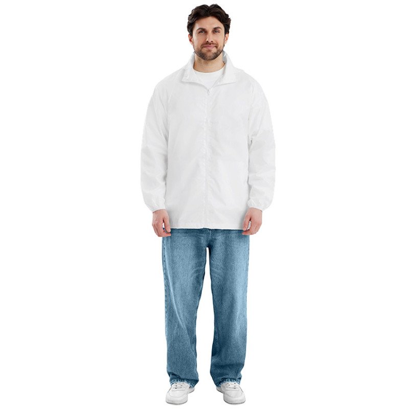 Ветровка "Miami 2.0" мужская с чехлом, белый