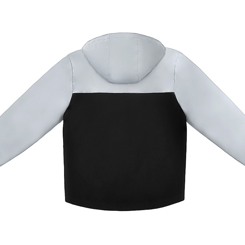 Ветровка светоотражающая «Рефлектор гибрид», светоотражающий/черный Ветровка светоотражающая «Рефлектор гибрид», светоотражающий/черный