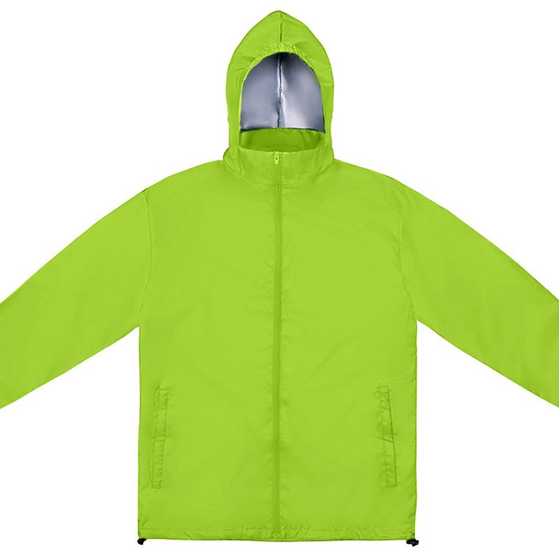Ветровка "Miami 2.0" мужская с чехлом, зеленое яблоко