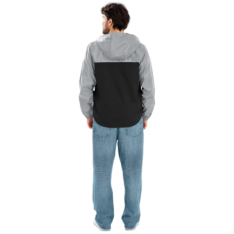 Ветровка светоотражающая «Рефлектор гибрид», светоотражающий/черный Ветровка светоотражающая «Рефлектор гибрид», светоотражающий/черный