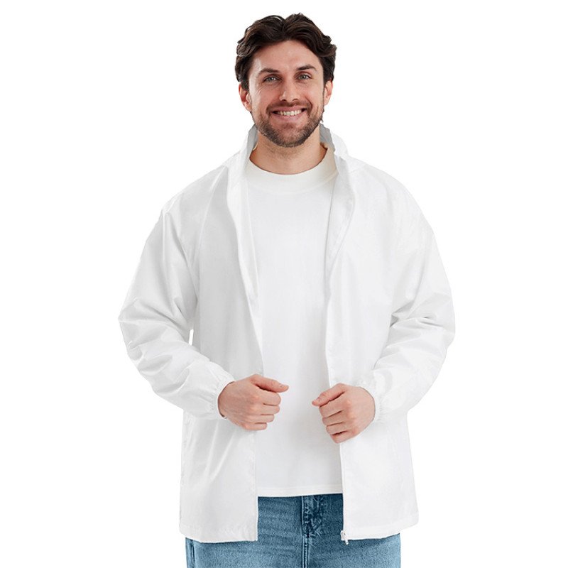 Ветровка "Miami 2.0" мужская с чехлом, белый