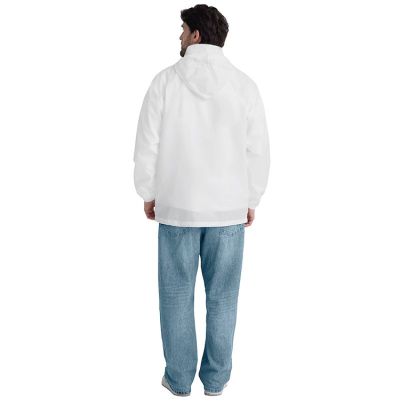 Ветровка "Miami 2.0" мужская с чехлом, белый