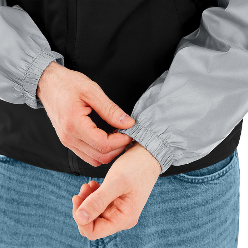 Ветровка светоотражающая «Рефлектор гибрид», светоотражающий/черный Ветровка светоотражающая «Рефлектор гибрид», светоотражающий/черный