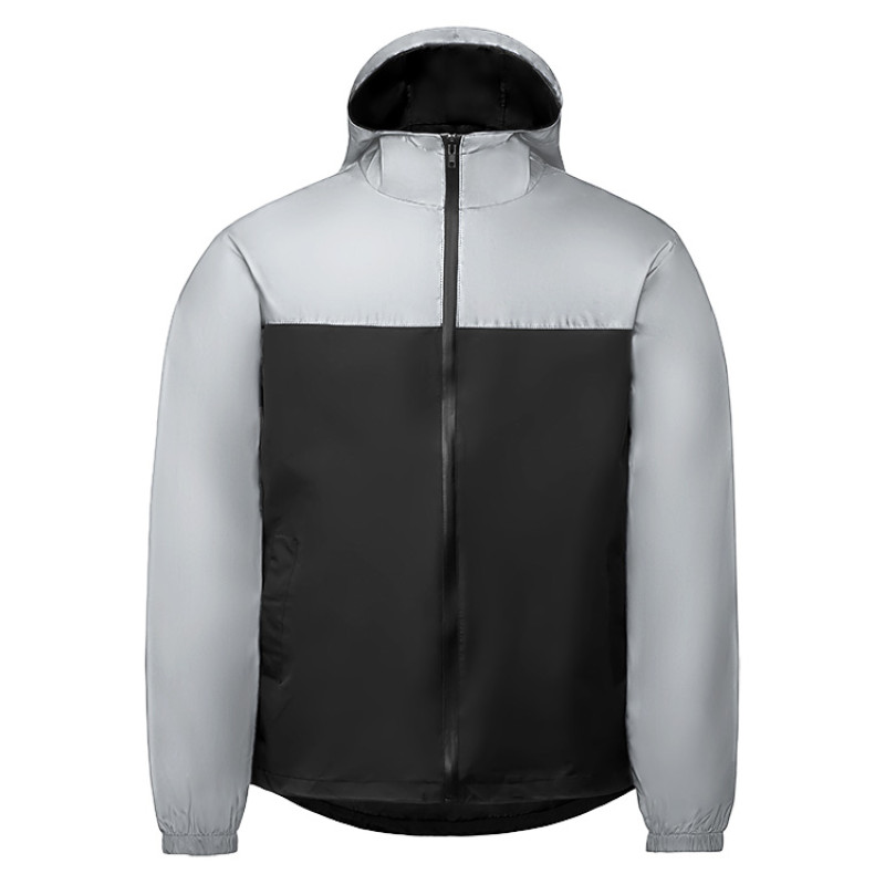 Ветровка светоотражающая «Рефлектор гибрид», светоотражающий/черный Ветровка светоотражающая «Рефлектор гибрид», светоотражающий/черный