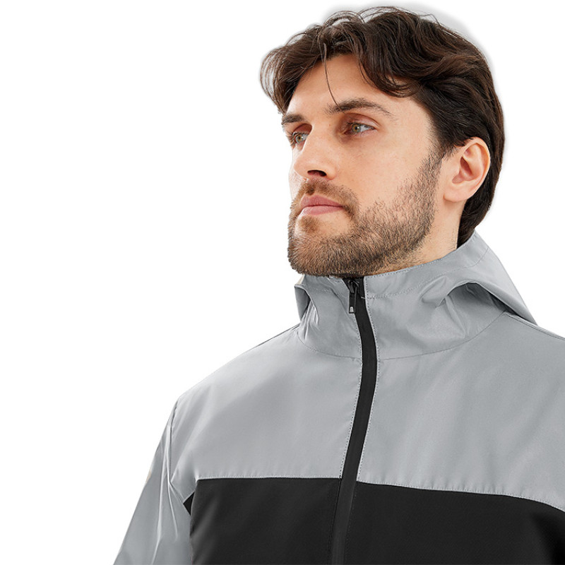 Ветровка светоотражающая «Рефлектор гибрид», светоотражающий/черный Ветровка светоотражающая «Рефлектор гибрид», светоотражающий/черный