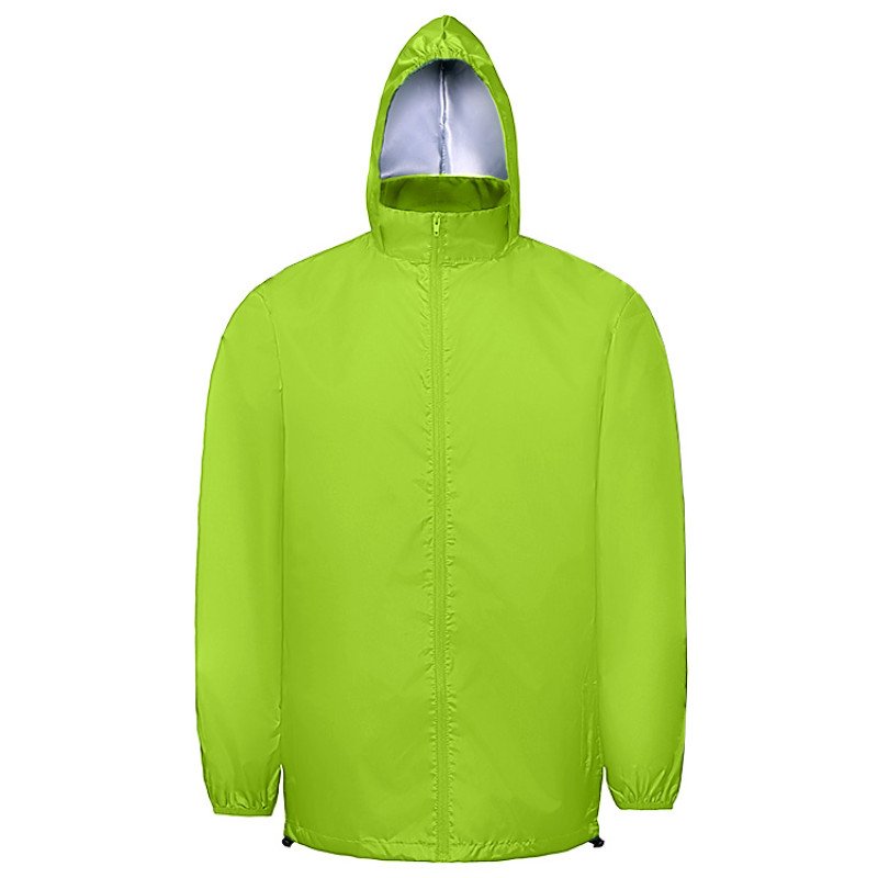 Ветровка "Miami 2.0" мужская с чехлом, зеленое яблоко