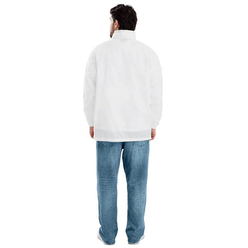 Ветровка "Miami 2.0" мужская с чехлом, белый