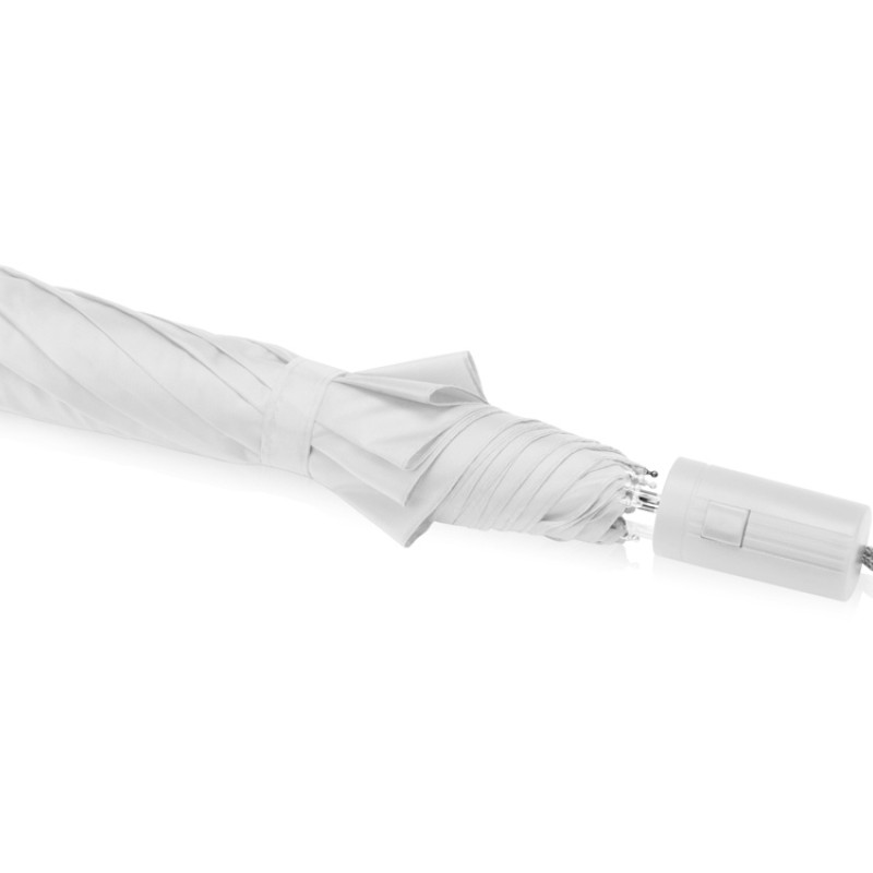 Зонт складной "Tulsa", полуавтоматический, 2 сложения, с чехлом, белый