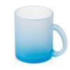 Стеклянная матовая кружка "Омбре" с градиентом для сублимации, синий Стеклянная матовая кружка "Омбре" с градиентом для сублимации, синий