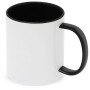 Керамическая кружка со стеклянной ручкой для сублимации "Charm", черный
