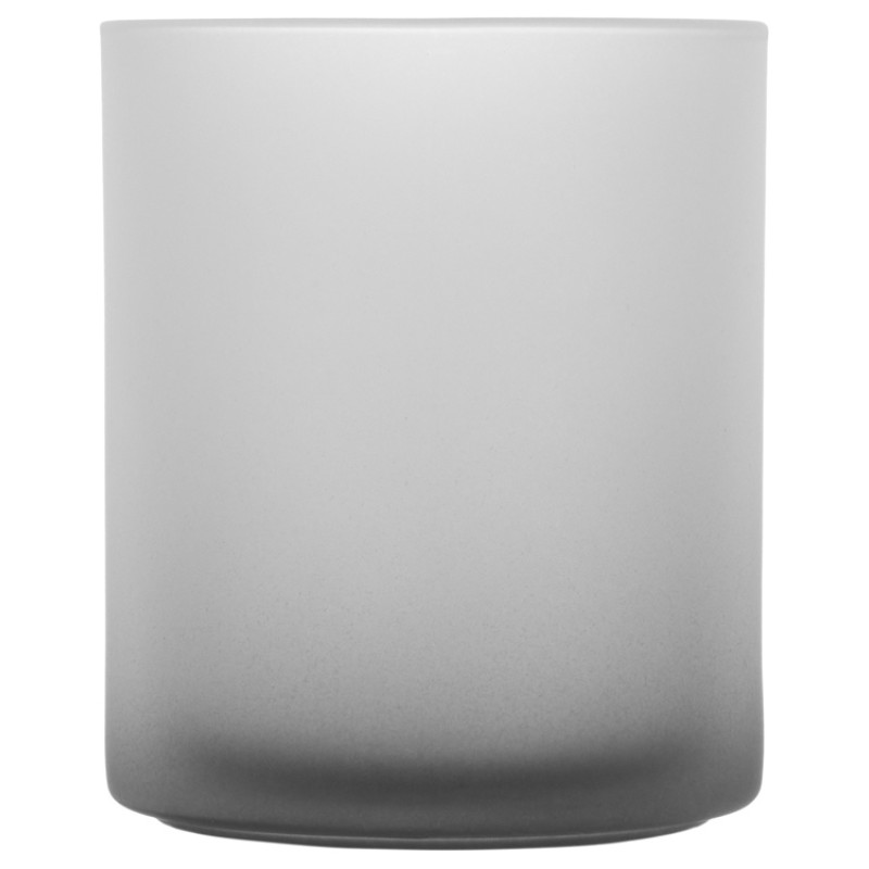 Стеклянная матовая кружка с градиентом для сублимации, черный "Ombre Sub"