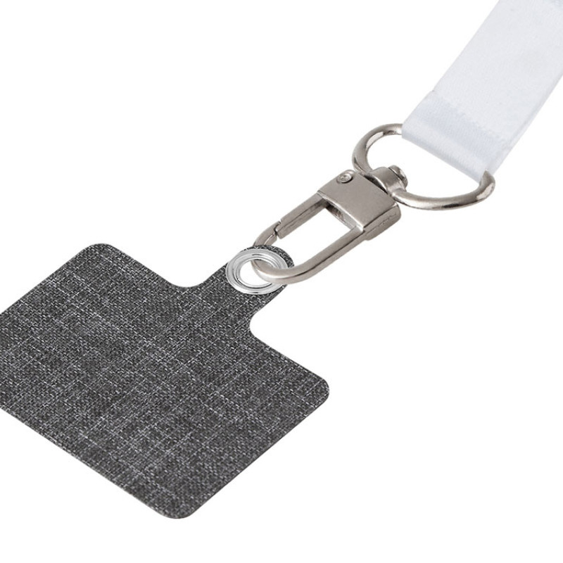 Ланъярд 2,5 см под сублимацию с трендовым карабином и большим держателем для телефона из ПЭ