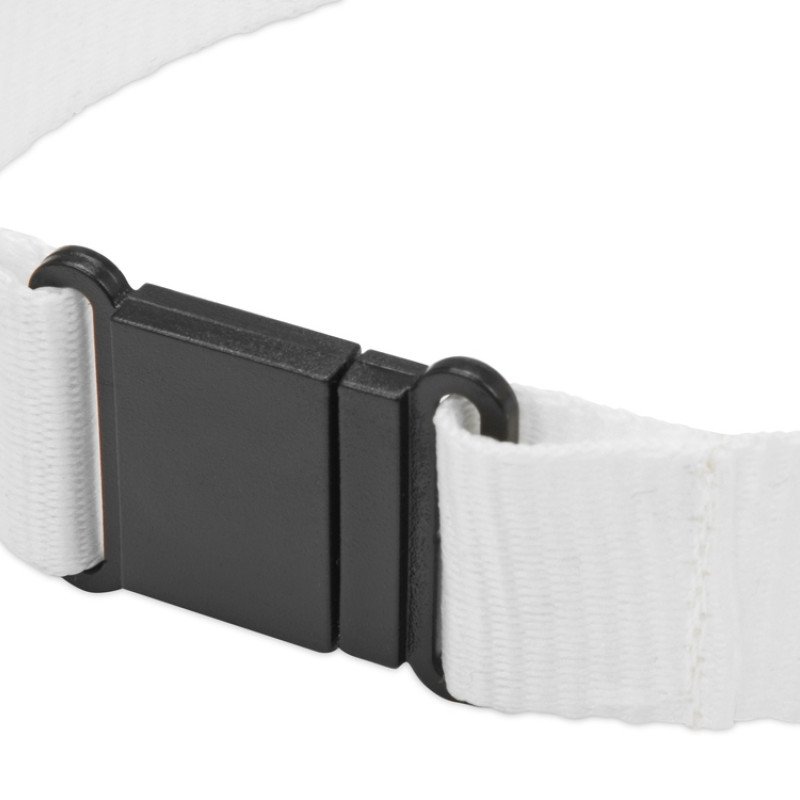 Ланьярд с карабином и замком безопасного разрыва, белый