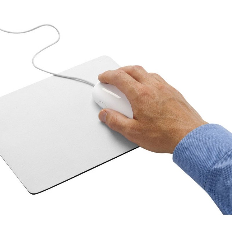 Коврик для мыши "Heli", белый (Р)