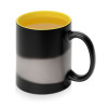 Кружка-хамелеон Surprise матовая, черный/желтый (Р)