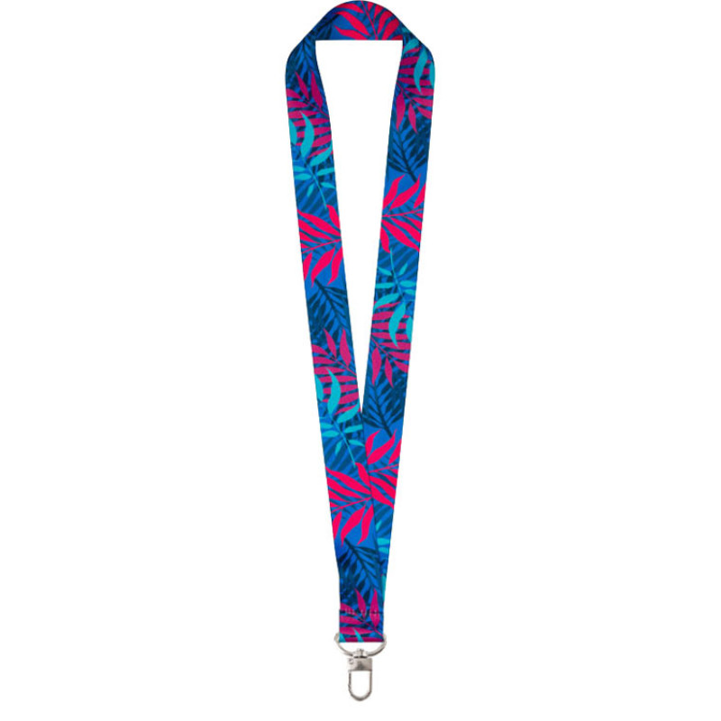 Ланъярд 2,5 см под сублимацию с трендовым карабином