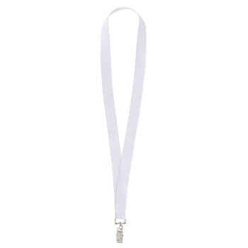 Ланьярд с клипом, белый