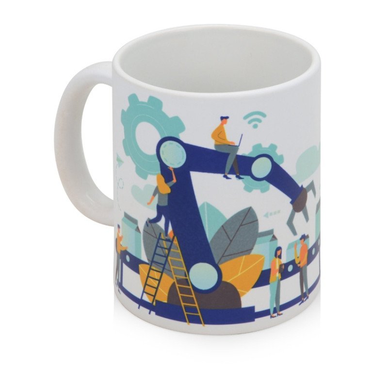 Кружка для сублимации «Sublime Matte», белый матовый