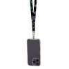 Ланъярд 2,5 см под сублимацию с большим карабином и металлическим держателем для телефона