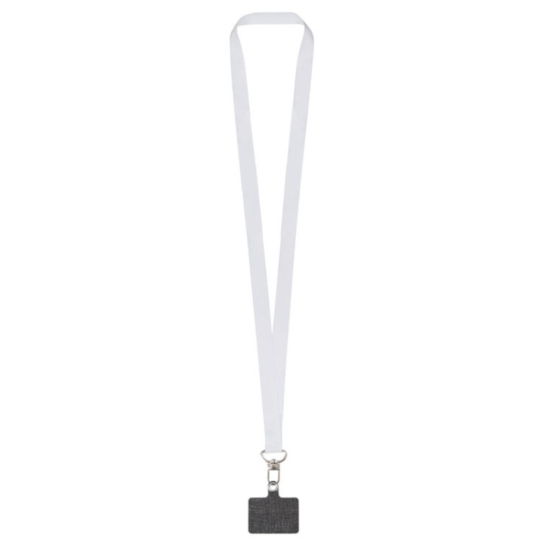 Ланъярд 2,5 см под сублимацию с трендовым карабином и большим держателем для телефона из ПЭ