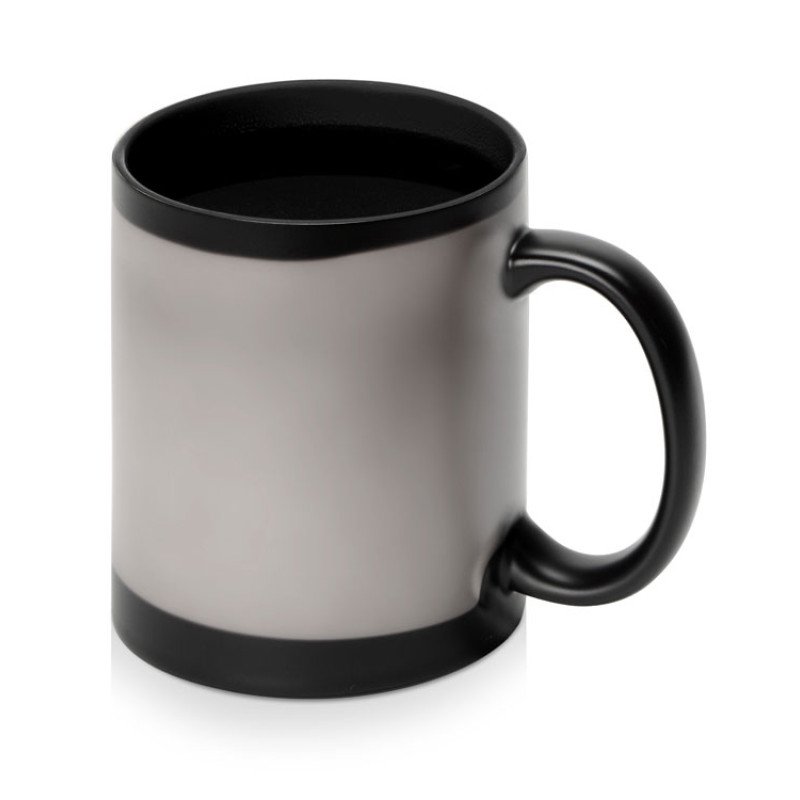 Кружка-хамелеон Surprise матовая, черный/черный (Р)