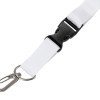 Ланъярд 2 см под сублимацию с карабином, межуровневым замком и замком обрыва, серебристый