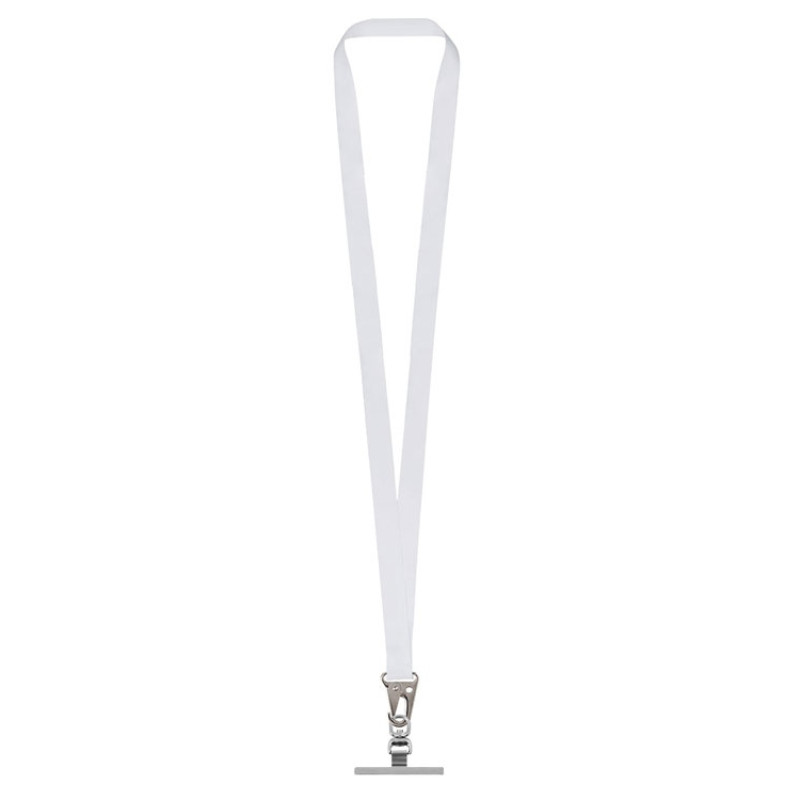 Ланъярд 2,5 см под сублимацию с большим карабином и металлическим держателем для телефона