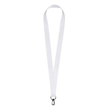 Ланъярд 2 см под сублимацию с трендовым карабином, черный