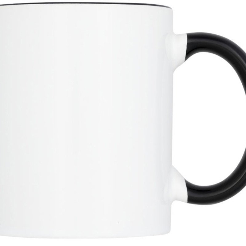 Цветная кружка Pix для сублимации, белый/черный