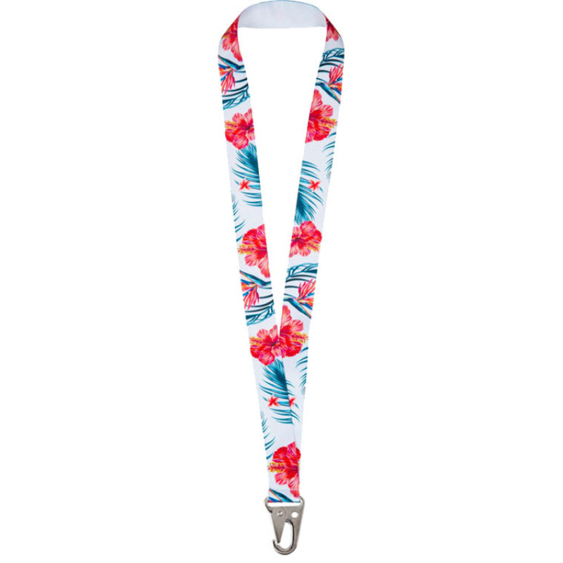 Ланъярд 2,5 см под сублимацию с большим карабином