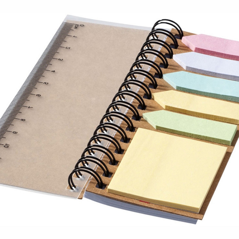 Блокнот "Spiral" с клейкими листами