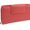 Кошелёк BUGATTI ЗЕНИТ | VERTICE, красный, натуральная воловья кожа, 19,5х3,5х11 см