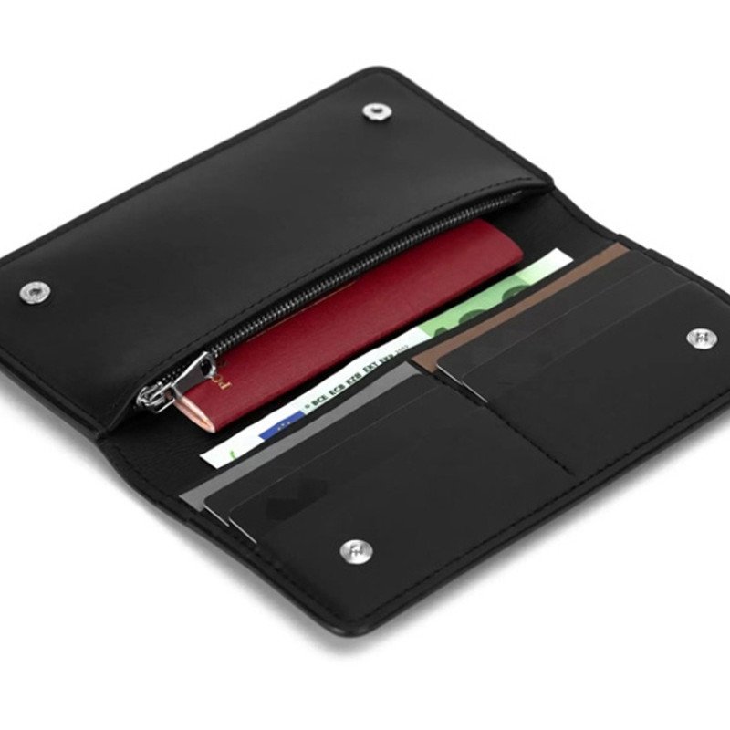 Бумажник Клайд, черный