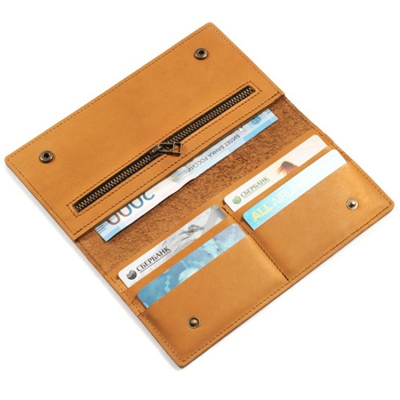 Бумажник Денмарк, оранжевый