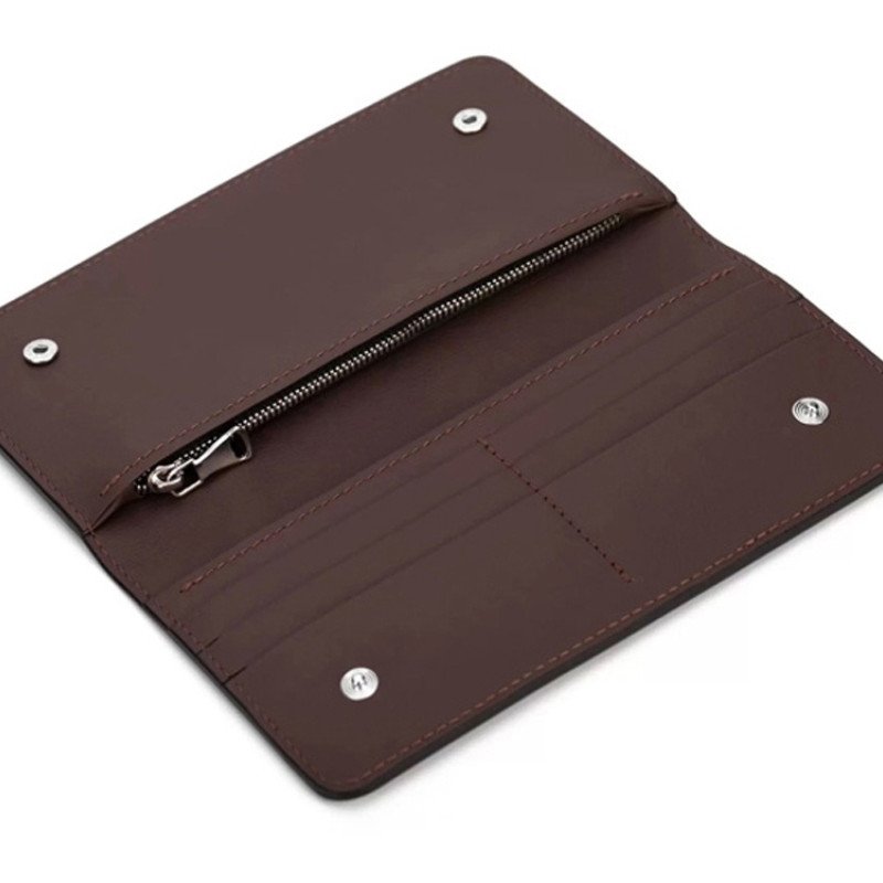 Бумажник Клайд, коричневый