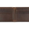 Портмоне Mano "Don Leon", натуральная кожа в коричневом цвете, 11 х 8,6 см
