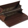 Кошелек Mano "Don Leon", натуральная кожа в коричневом цвете, 19 х 10 см