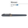 Ручка пластиковая шариковая «Monaco», 0,5мм, синие чернила, графит/вороненая сталь