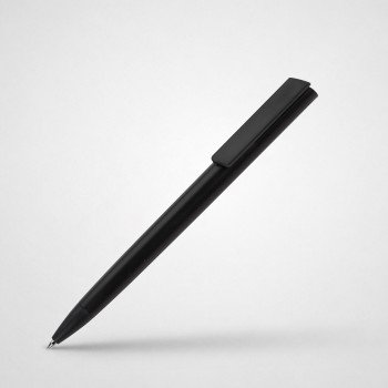 Ручка пластиковая шариковая "Taper Solid", матовый черный