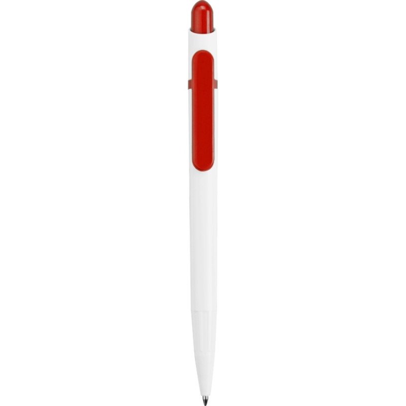 Ручка шариковая "Этюд", белый/красный (P) Ручка шариковая "Этюд", белый/красный (P)